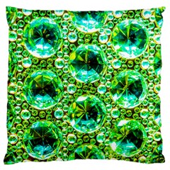 Cut Glass Beads Large Cushion Case (one Side) by essentialimage