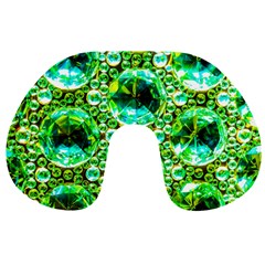 Cut Glass Beads Travel Neck Pillow by essentialimage