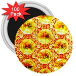 Cut Glass Beads 3  Magnets (100 pack) Front