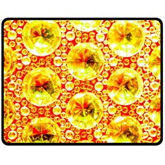 Cut Glass Beads Fleece Blanket (medium)  by essentialimage