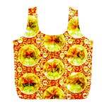 Cut Glass Beads Full Print Recycle Bag (L) Front