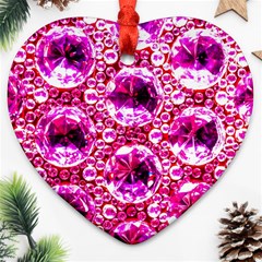 Cut Glass Beads Ornament (heart) by essentialimage