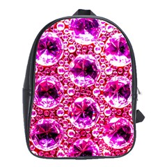 Cut Glass Beads School Bag (large) by essentialimage