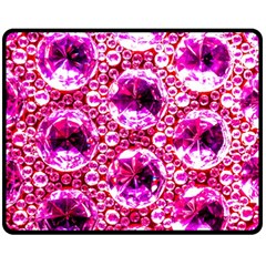 Cut Glass Beads Fleece Blanket (medium)  by essentialimage