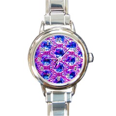 Cut Glass Beads Round Italian Charm Watch by essentialimage