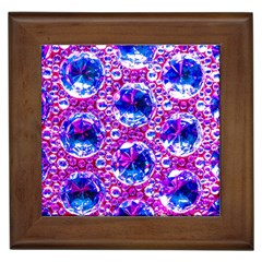 Cut Glass Beads Framed Tile by essentialimage