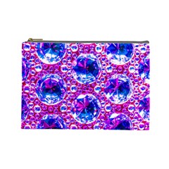 Cut Glass Beads Cosmetic Bag (large) by essentialimage