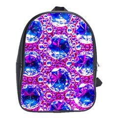 Cut Glass Beads School Bag (xl) by essentialimage