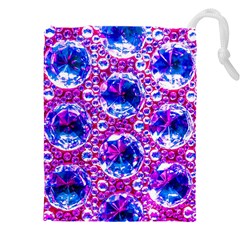 Cut Glass Beads Drawstring Pouch (4xl) by essentialimage