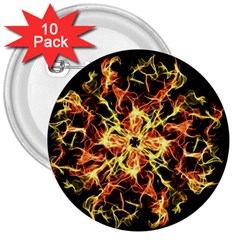 Ablaze 3  Buttons (10 Pack)  by litana