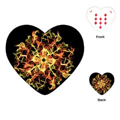 Ablaze Playing Cards Single Design (heart) by litana