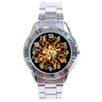 Ablaze Stainless Steel Analogue Watch Front