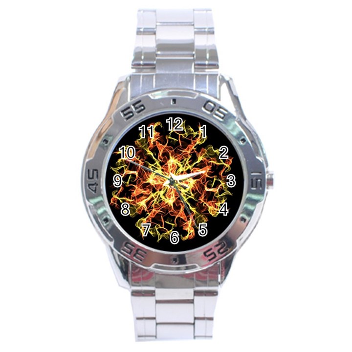 Ablaze Stainless Steel Analogue Watch