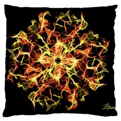 Ablaze Large Cushion Case (two Sides) by litana