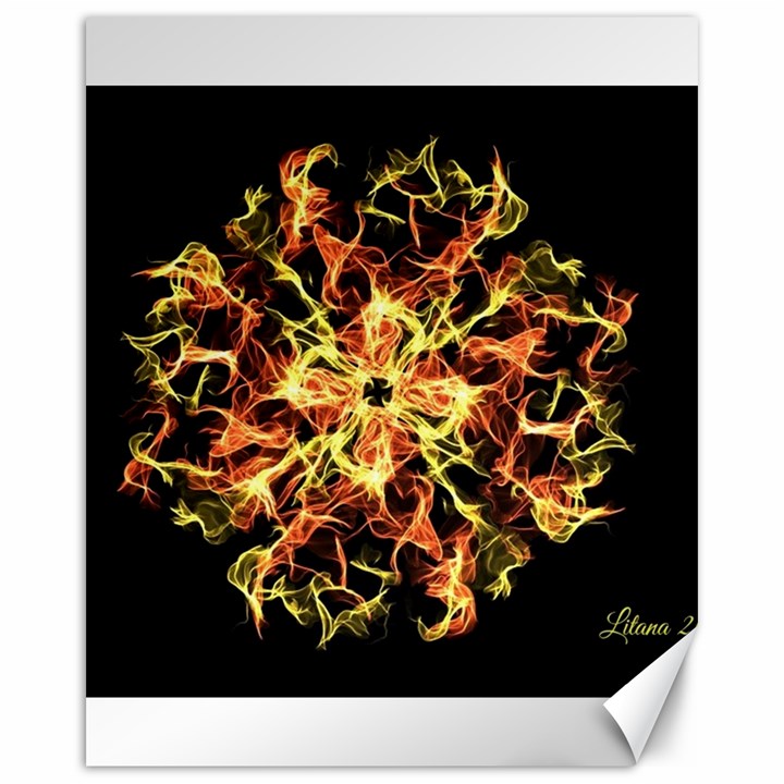 Ablaze Canvas 16  x 20 