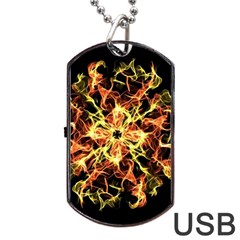 Ablaze Dog Tag Usb Flash (two Sides) by litana