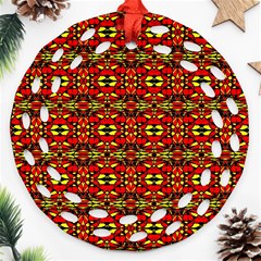 Rby 63 Round Filigree Ornament (Two Sides)