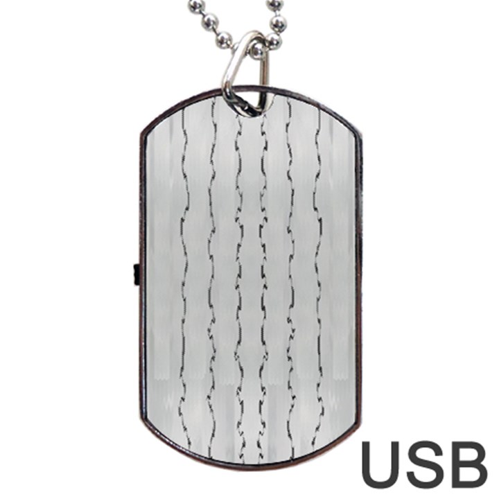 Clouds And More Clouds Dog Tag USB Flash (One Side)