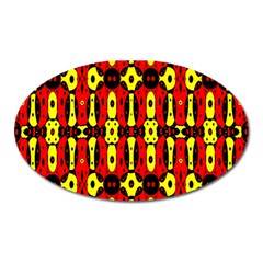 Rby 65 Oval Magnet by ArtworkByPatrick