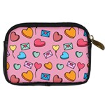 Candy Pattern Digital Camera Leather Case Back