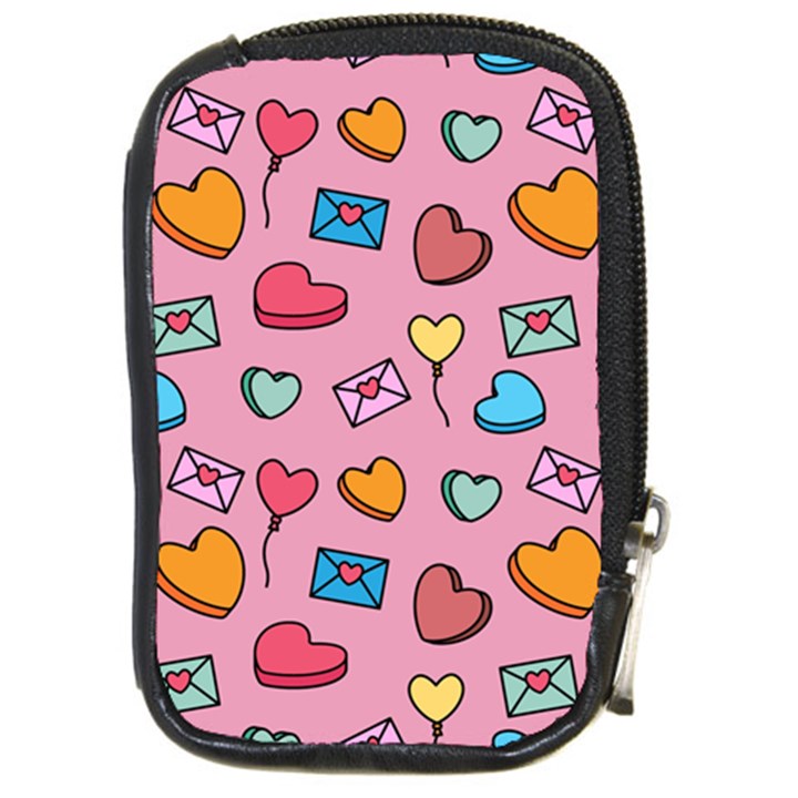 Candy Pattern Compact Camera Leather Case