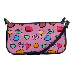 Candy Pattern Shoulder Clutch Bag by Sobalvarro