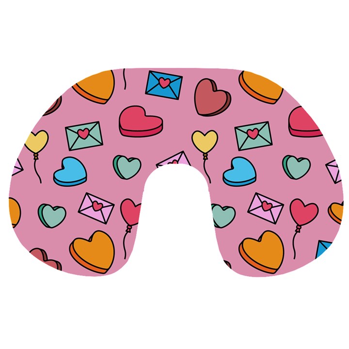 Candy Pattern Travel Neck Pillow