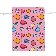 Candy Pattern  Lightweight Drawstring Pouch (xl) by Sobalvarro