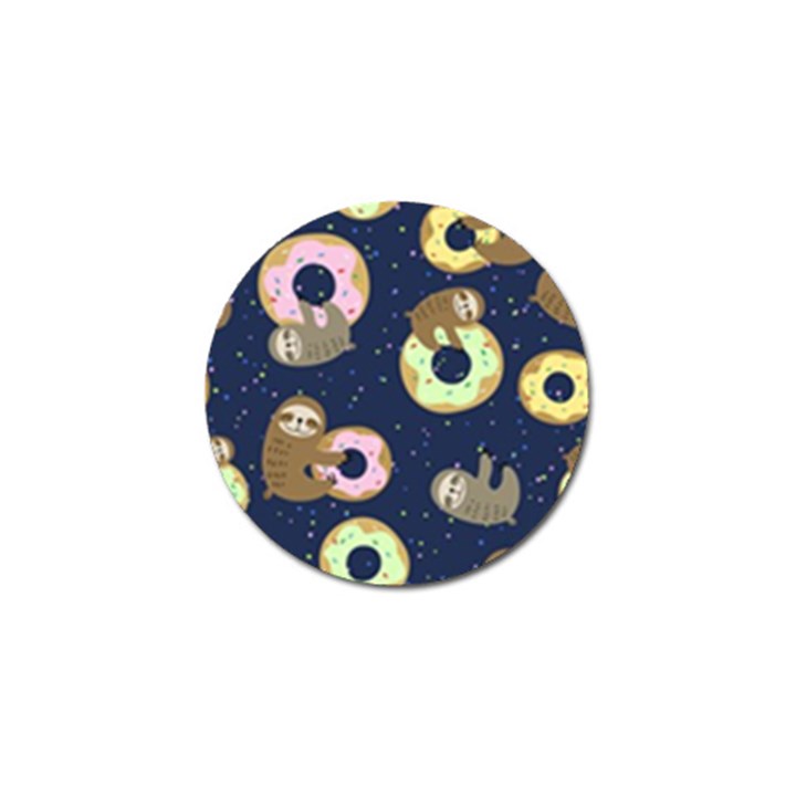 Cute Sloth With Sweet Doughnuts Golf Ball Marker (10 pack)