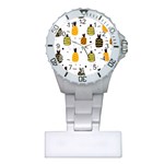 Pineapples Plastic Nurses Watch Front