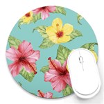 Hibiscus Round Mousepads Front