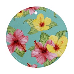 Hibiscus Ornament (round) by Sobalvarro