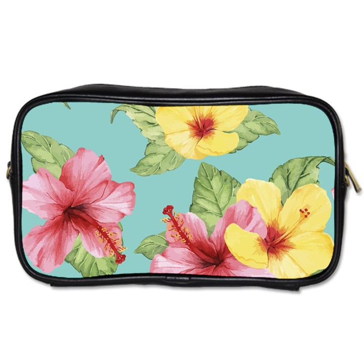 Hibiscus Toiletries Bag (Two Sides)