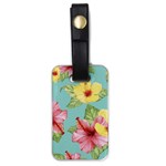 Hibiscus Luggage Tag (one side) Front