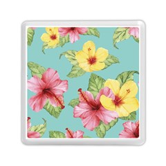 Hibiscus Memory Card Reader (square) by Sobalvarro