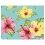 Hibiscus Double Sided Flano Blanket (Medium)  60 x50  Blanket Front