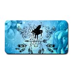 Piano With Feathers, Clef And Key Notes Medium Bar Mats