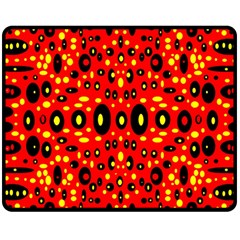 Rby 67 Double Sided Fleece Blanket (medium)  by ArtworkByPatrick