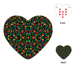 Abstract 45 Playing Cards Single Design (heart) by ArtworkByPatrick