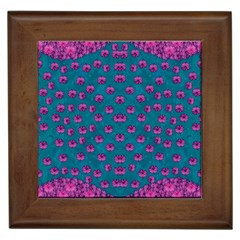 Field Of Flowers Decorative Framed Tile by pepitasart