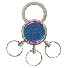 Field Of Flowers Decorative 3-ring Key Chain by pepitasart