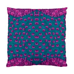 Field Of Flowers Decorative Standard Cushion Case (two Sides) by pepitasart