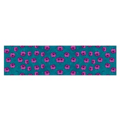 Field Of Flowers Decorative Satin Scarf (oblong) by pepitasart