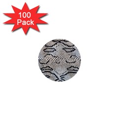 Snake Leather 1  Mini Buttons (100 Pack)  by skindeep