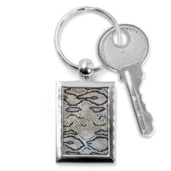 Snake Leather Key Chain (rectangle) by skindeep