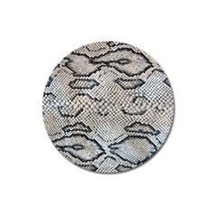 Snake Leather Magnet 3  (round) by skindeep