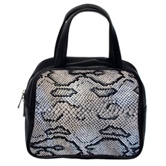 Snake Leather Classic Handbag (one Side) by skindeep