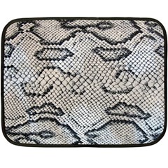 Snake Leather Fleece Blanket (mini) by skindeep