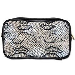 Snake Leather Toiletries Bag (one Side) by skindeep