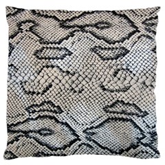 Snake Leather Large Cushion Case (two Sides) by skindeep